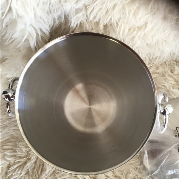 NWT ~OGGI STAINLESS STEEL DOUBLE WALL ICE BUCKEY WITH TONGS~ - Picture 7 of 9